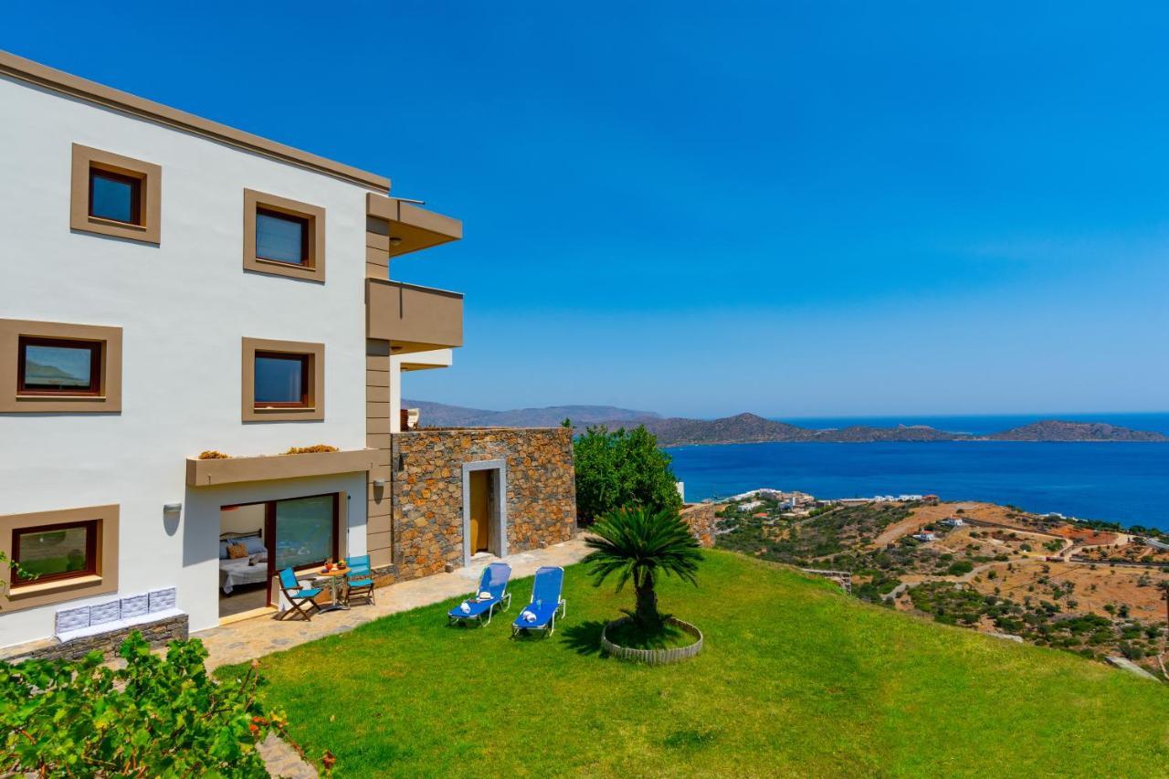 Aggeliki Stunning Elounda View Apartment Exterior foto